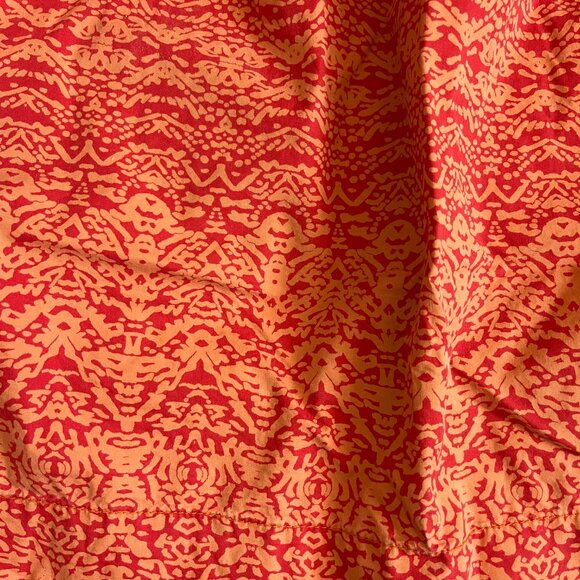 womens' Joe Fresh mini skirt Medium in orange and red - Picture 3 of 5